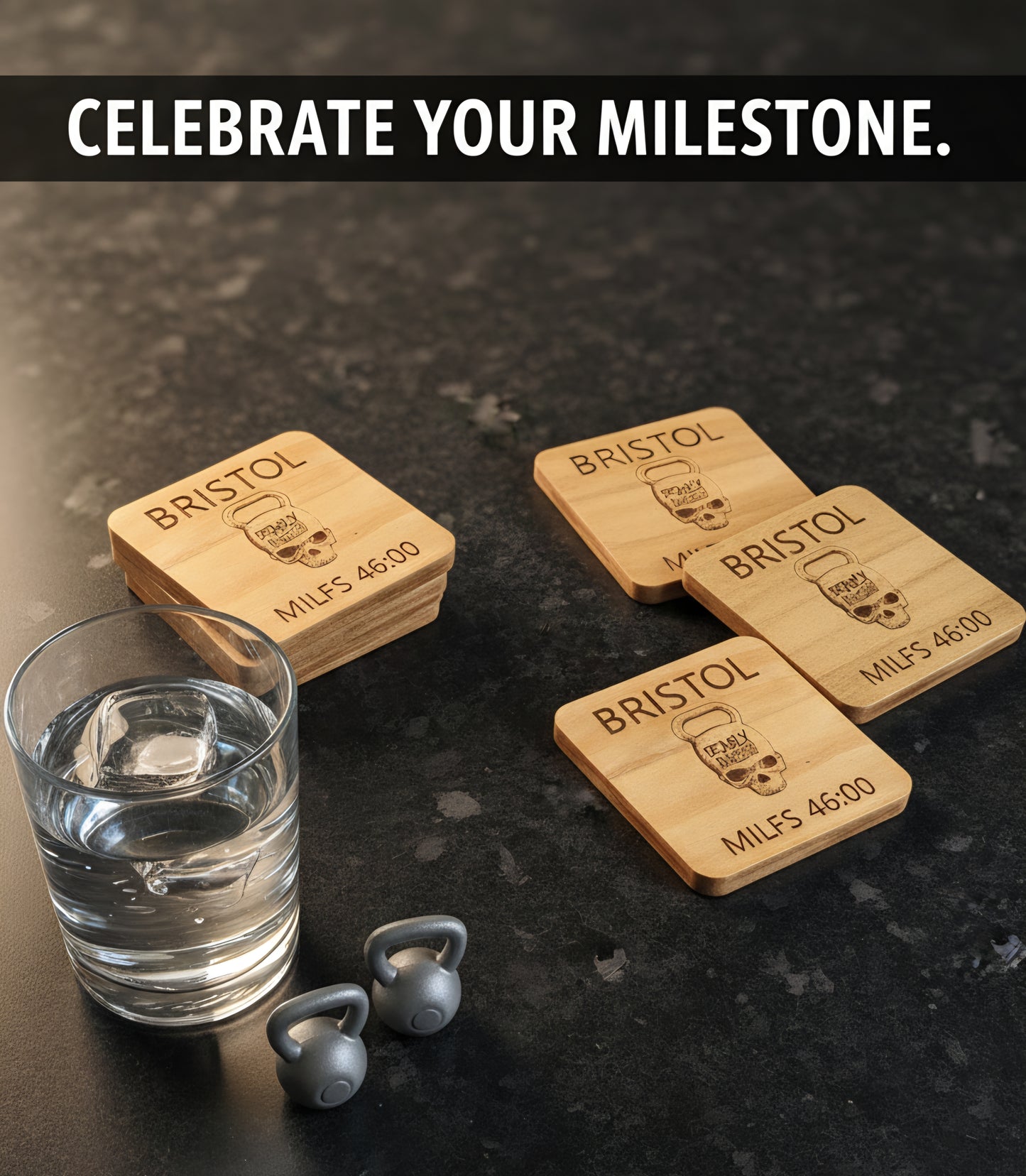 Deadly Dozen patch coaster